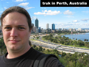 truk and kath in australia
