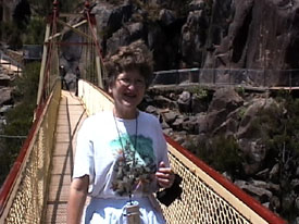 Elaine on the Bridge