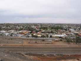 Aerial view of Broken Hill